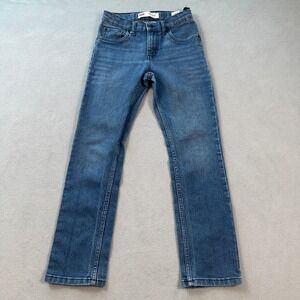 Levis 511 Jeans Womens 12 Reg 26x26 Blue Slim Fit Mid Rise Medium Stretch Denim